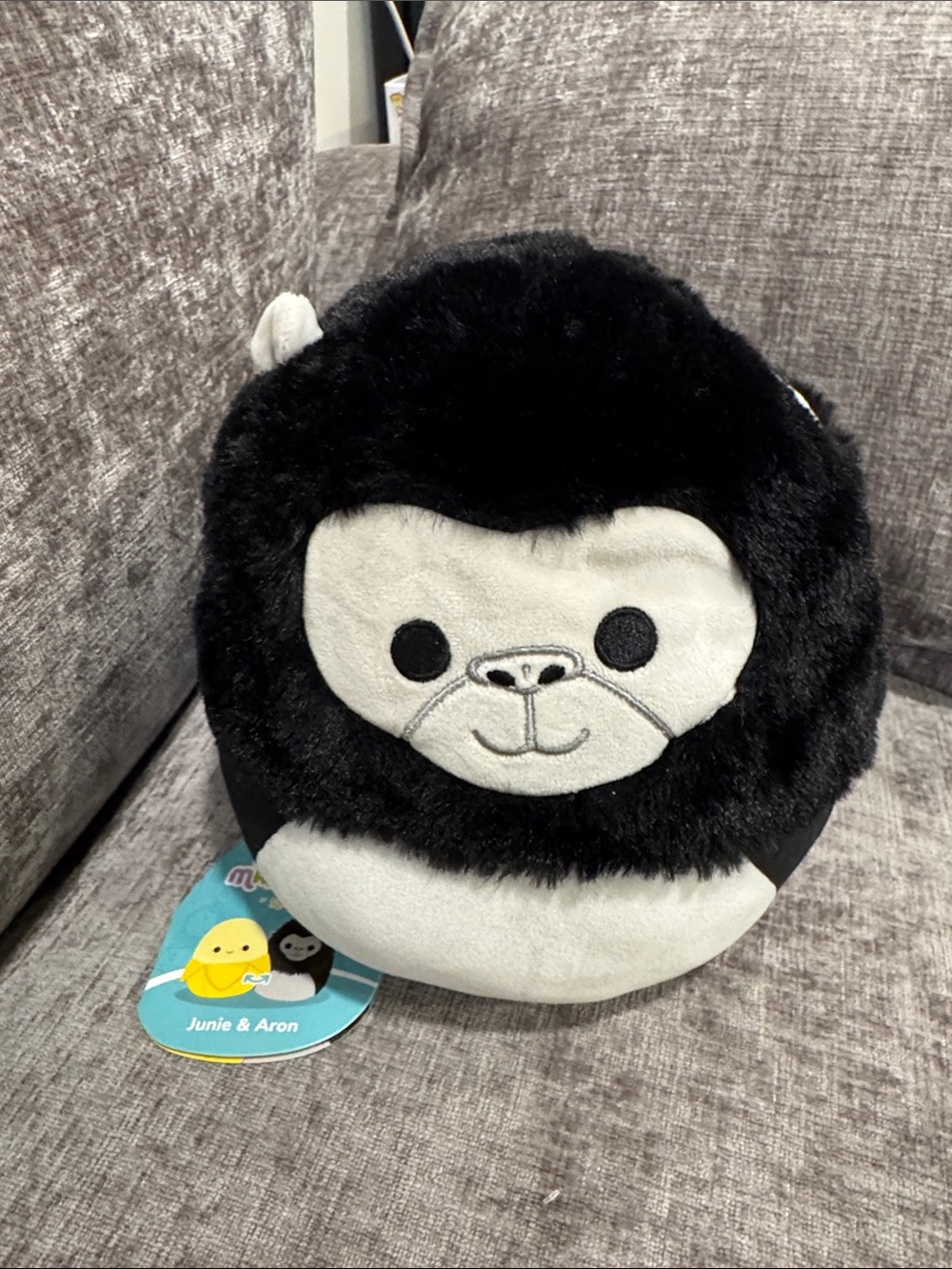 Flip A Mallows by Squishmallow Junie & Aron (gorilla / banana)